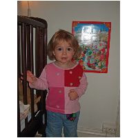 Sat 1/12/2007 - Opening my very first advent calendar.