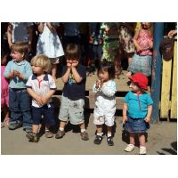 Tue 12/6/2007 - Performing at the summer-party in kindergarden